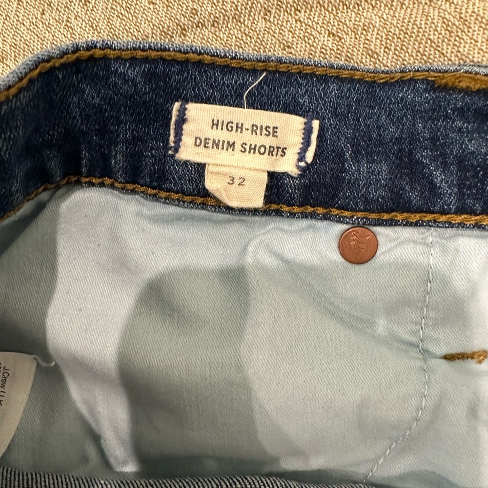 Madewell high rise denim shorts size 32 - Picture 3 of 4